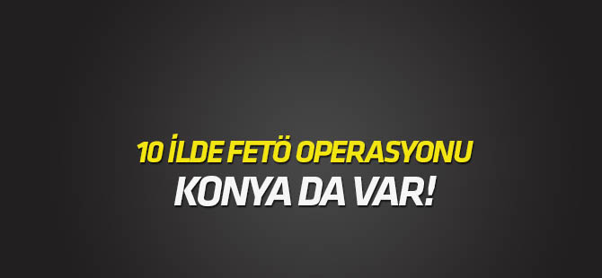 10 ilde FETÖ operasyonu: 14 gözaltı