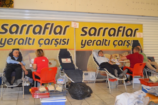 Sarraflar Yeraltı Çarşısı Kan Bağışı Organizasyonu