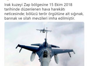Kuzey Irak’a hava harekatı