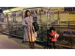 Suudi Arabistan Konsolosluğu önünde ilginç eylem