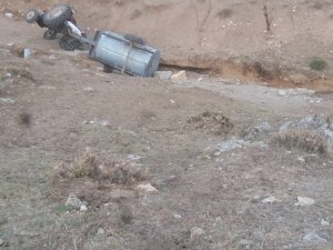 Ilgın'da traktör devrildi: 1 yaralı