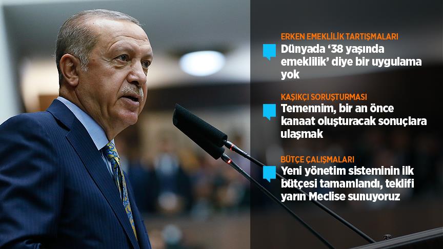 Cumhurbaşkanı Erdoğan AK Parti TBMM Grup Toplantısında konuştu
