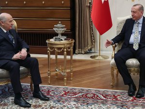Erdoğan-Bahçeli görüşmesi sona erdi