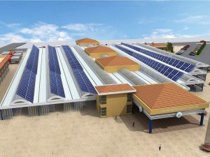 Ilgın Kapalı Sebze Pazarı kendi elektriğini üretecek