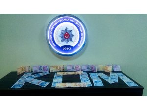 Düzce polisinden sahte para operasyonu