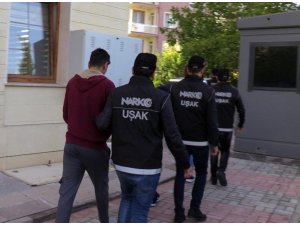 Uşak’ta uyuşturucu operasyonu