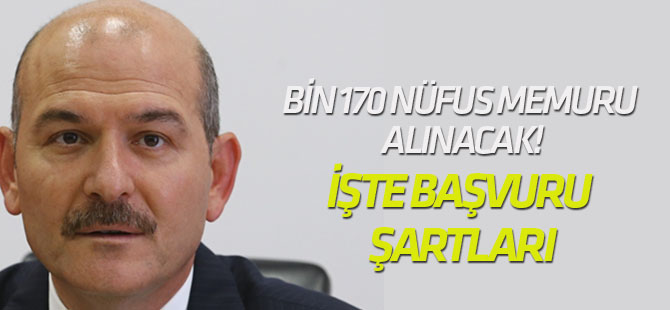 Nüfus Müdürlüğü'ne bin 170 nüfus memuru alınacak! Nüfus memur alım başvuruları ve şartları neler?