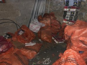Van’da 650 kilogram kaçak nargile tütünü ele geçirildi