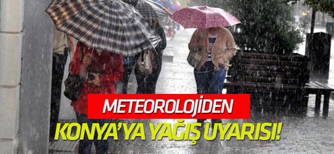Meteorolojiden sağanak uyarısı