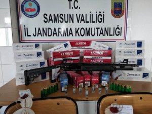 Samsun’da 3,2 kilo kubar esrar ele geçirildi