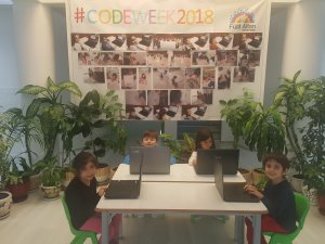 Minikler Kodlama Haftasını kutladı