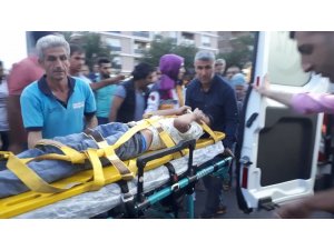 Minibüsün çarptığı çocuk yaralandı