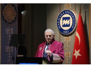 Marmara Üniversitesi'nden TBMM Başkanı Yıldırım'a fahri doktora