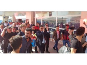 Van Büyükşehir Belediyespora coşkulu karşılama