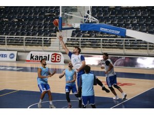 Denizli Basket Kepez maçı öncesi son hazırlıklarını yaptı