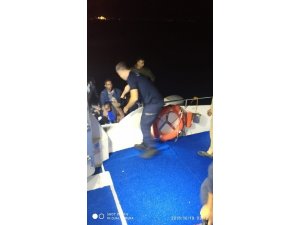 7 metrelik tekne ile kaçmaya çalıştılar