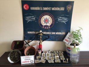 Karabük’te uyuşturucu operasyonu