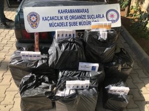 Kahramanmaraş’ta kaçak sigara operasyonu