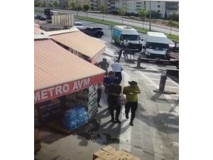 Vinçten düşen sepetin altında kalmaktan kıl payı kurtardı