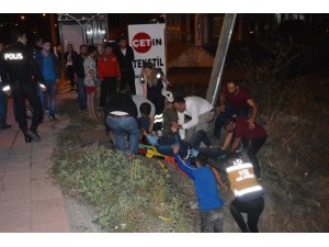Emniyet kemerinin hayat kurtardığı kaza kameraya yansıdı