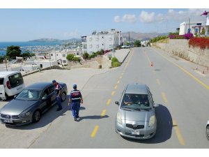 Jandarmadan havadan-karadan trafik denetimi