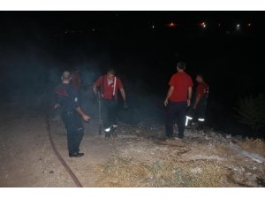 Çöp yangını OSB’ye sıçramadan söndürüldü
