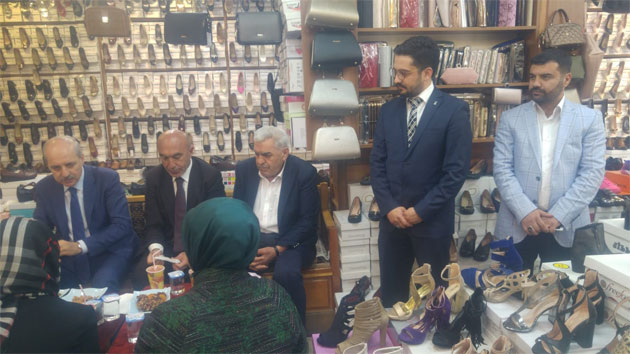 Numan Kurtulmuş'tan Konya'da esnafa ziyaret