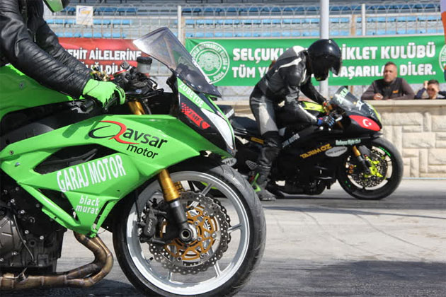 Konya'da Motodrag Heyecanı