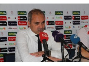 Erkan Sözeri: "İkinci yarı oyunun hakimi bizdik"