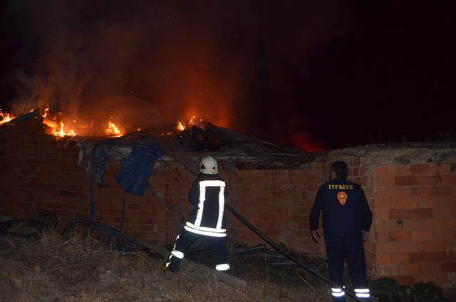 Ilgın’da yangın