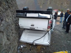 Hakkari’de trafik kazası 1 yaralı