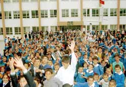 Okulda şiddet olaylarında birinciyiz