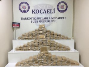 Kocaeli’de 1 haftada 106 kilogram eroin ele geçirildi