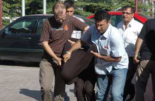 Av tüfeği cinayeti zanlısı adliye'de