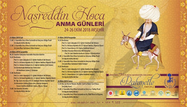 Nasreddin Hoca anma günleri başlıyor