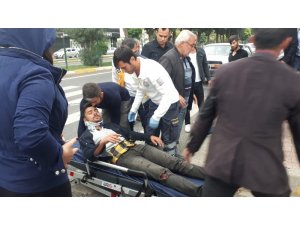 Kazada özel harekat polisi yaralandı