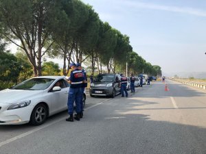 Manisa jandarmadan helikopter destekli denetim