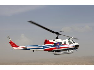 Kural ihlali yapan sürücüler helikopterle tespit edildi