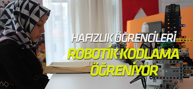 Hafızlık Öğrencileri Robotik Kodlama Öğreniyor