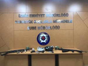 İzmir’de eş zamanlı narkotik operasyonu