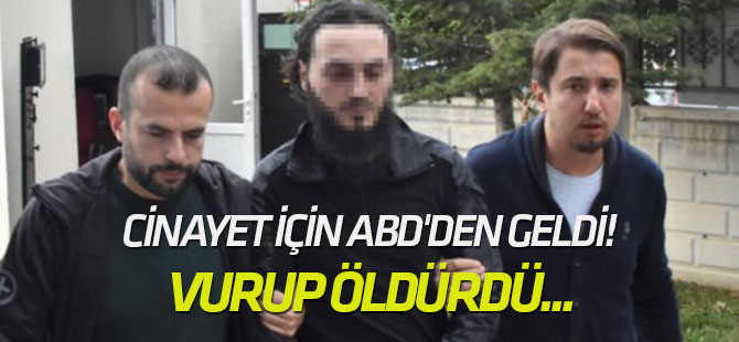 Çocuğuna küfür etti diye... Cinayet için ABD'den geldi! Vurup öldürdü...