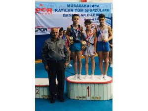 Trampolin Türkiye birincisi Konya’dan