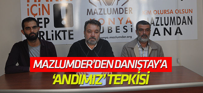 Mazlumder'den Danıştay'a 'Andımız' tepkisi