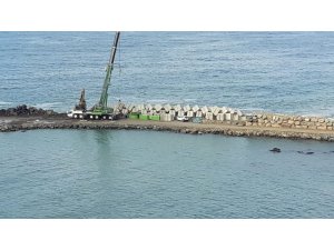 Denizkonak Balıkçı Barınağında çalışmalar devam ediyor