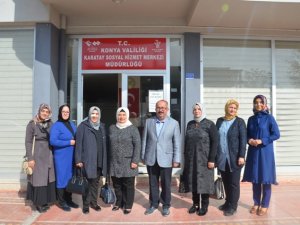 Karataylı kadınlardan sosyal yardımlaşma kuruluşlarına ziyaret