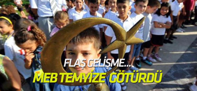 MEB, Danıştay'ın öğrenci andı ile ilgili kararını temyize götürdü, yürütmeyi durdurma istedi!