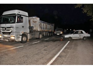 Çan’da trafik kazası : 1 yaralı