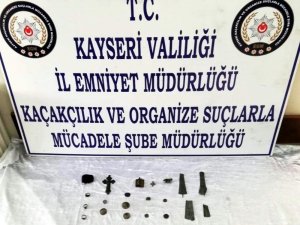 Kayseri’de tarihi eser operasyonu
