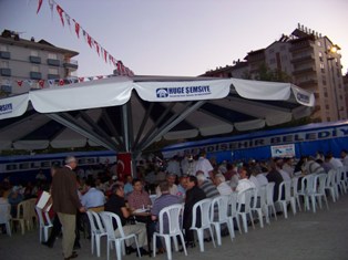 Seydişehir’de iftar çadırı kuruldu