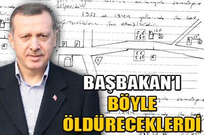 Erdoğan'a suikast planı krokisi